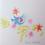 Notecard Bluebird-Eleanor Sweetwood