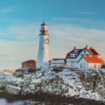 Notecard Portland Head Lighthouse-Michael Pellegrini